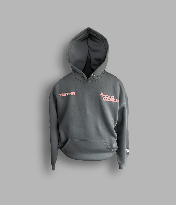 A COLD WORLD OVERSIZED HOODIE-GREY